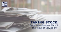 Corporate Pension Plans in the Time of COVID-19